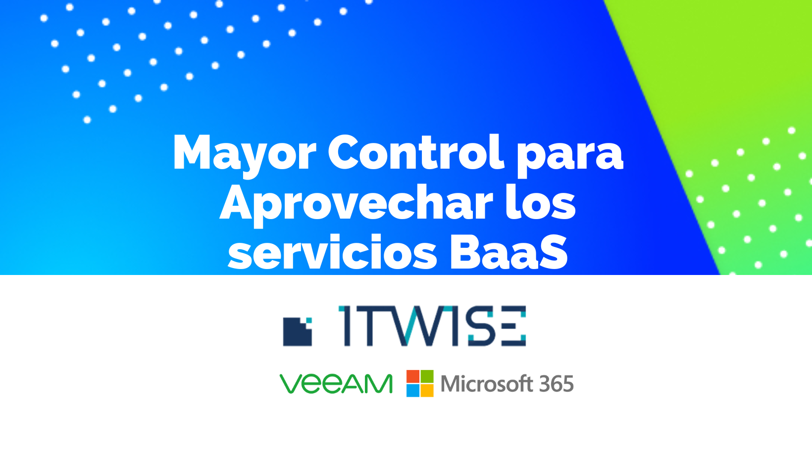Mayor Control de veeam backup for microsoft 365 v7
